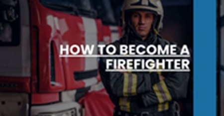 Firefighting marketing promotion photo.